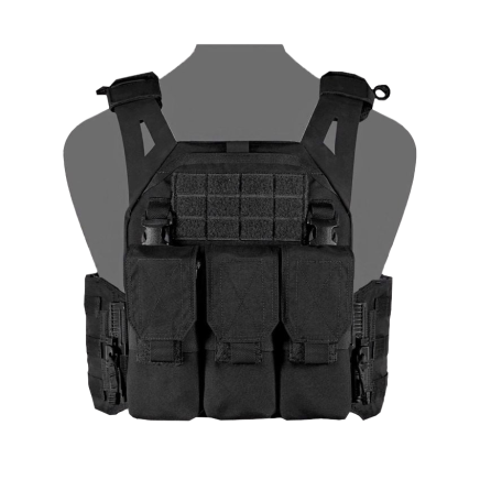 Warrior LPC V1 DFP TM4 Low Profile Plate Carrier Combo with Detachable Triple 5.56 M4 Covered Mag Panel