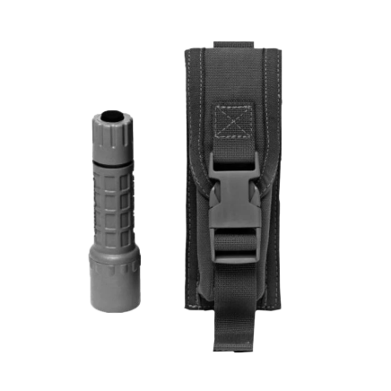 Warrior Small Medium Torch Pouch Black