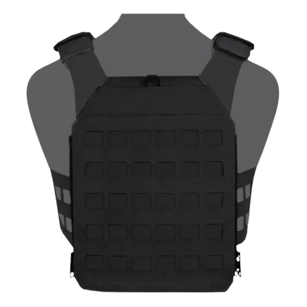 Warrior Laser Cut Assaulters Back Panel Black
