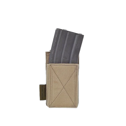 Warrior Single Elastic Mag Pouch Coyote Tan