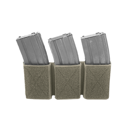 Warrior Triple Velcro Mag Pouch for 5.56mm Mags. For use with W-EO-CPC Ranger Green