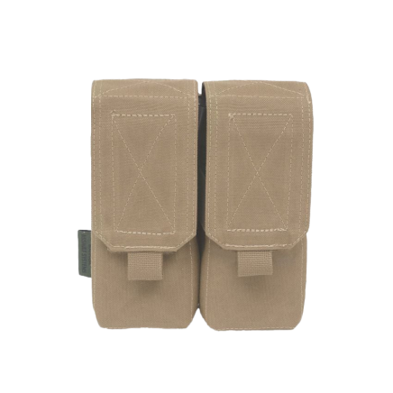 Warrior Double G36 Covered Mag Pouch Coyote Tan