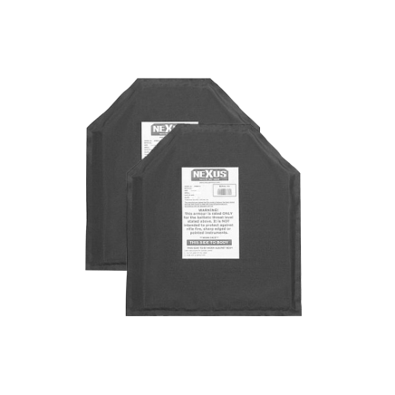Nexus Level 3a 10" x 12" Soft Armour Inserts Plate Backers Set Of 2