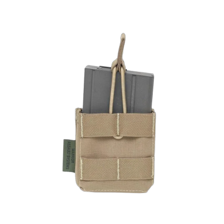 Warrior Single 7.62 x 51mm Open Short Mag Pouch Coyote Tan