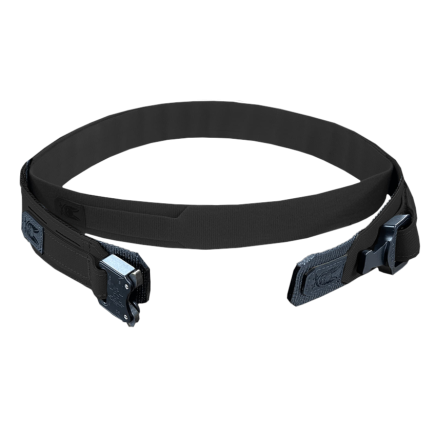 Fight Light Belt with Inner Velcro – Black