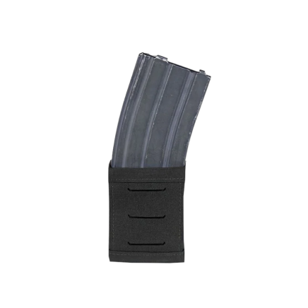 Warrior Laser Cut Single Snap Mag Pouch 5.56mm Short Black