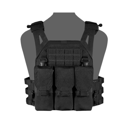 Warrior LPC V2 DFP TM4 Low Profile Plate Carrier Combo with Detachable Triple 5.56 M4 Covered Mag Panel