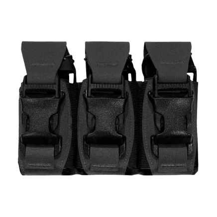 Warrior Laser Cut Triple 40mm Flash Bang Pouch Black