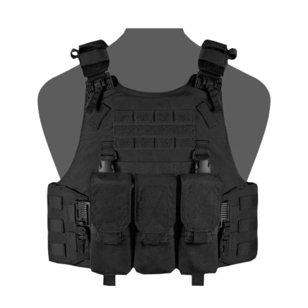 Warrior QRC DFP TM4 Quad Release Plate Carrier Combo with Detachable Triple 5.56 M4 Covered Mag Panel