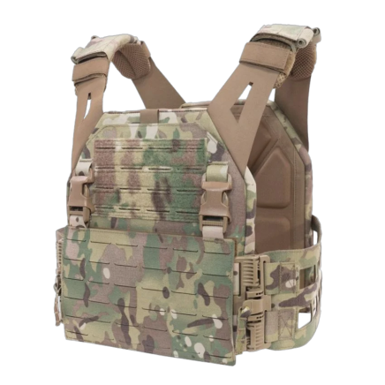 Warrior Laser Cut LPC V2 Low Profile Plate Carrier Base With Ladder Sides