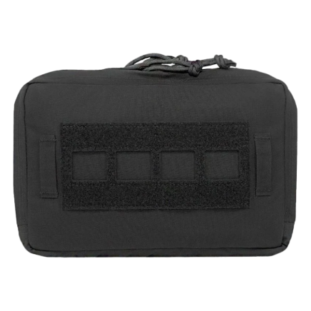 Warrior Laser Cut Large Horizontal Utility Pouch Black