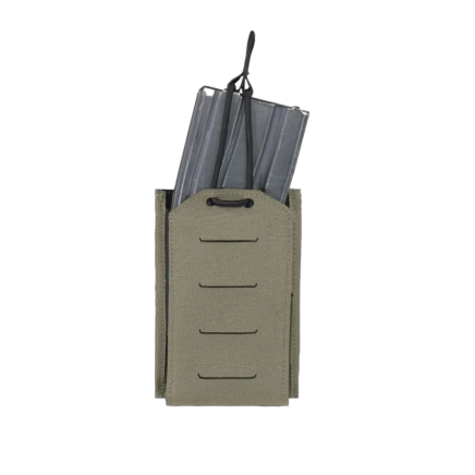 Warrior Laser Cut Single Bungee 5.56 Pouch Ranger Green