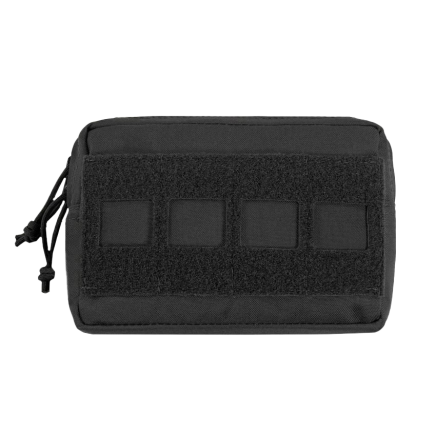 Warrior Laser Cut Small Horizontal Utility Pouch Black