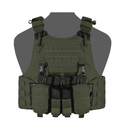 Warrior QRC DFP MK1 Quad Release Plate Carrier Combo with 3x Universal Open Mag Pouches, 2x Utility Pouches