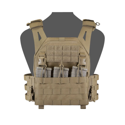 Warrior LPC V1 DFP TMOP Low Profile Plate Carrier Combo with Detachable Triple 5.56 Molle Open Mag Panel
