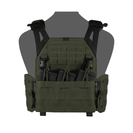 Warrior LPC V1 DFP TMOP Low Profile Plate Carrier Combo with Detachable Triple 5.56 Molle Open Mag Panel