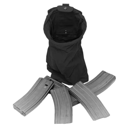 Warrior Slimline Foldable Dump Pouch Black
