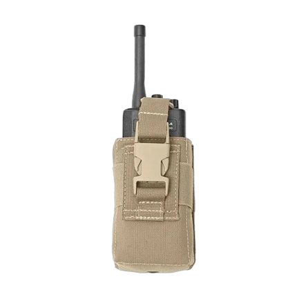 Warrior Adjustable Radio Pouch Coyote Tan
