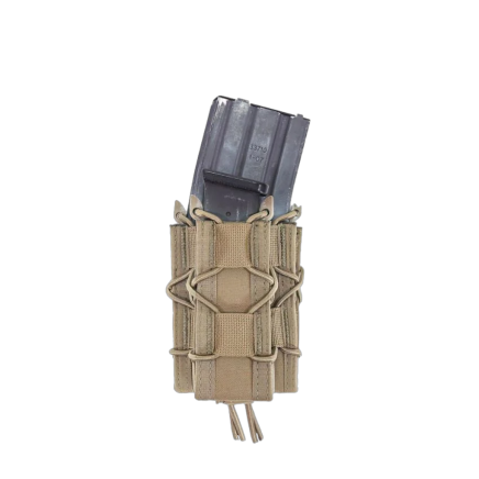 Warrior Single Quick Mag with Single Pistol Pouch Coyote Tan
