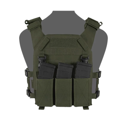 Warrior RPC DFP TEMP Recon Plate Carrier Combo with Detachable Triple 5.56 Elastic Open Mag Panel