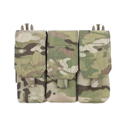 Warrior Detachable Triple Covered M4 Pouch Multicam