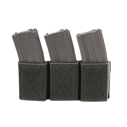 Warrior Triple Velcro Mag Pouch for 5.56mm Mags. For use with W-EO-CPC Olive Drab
