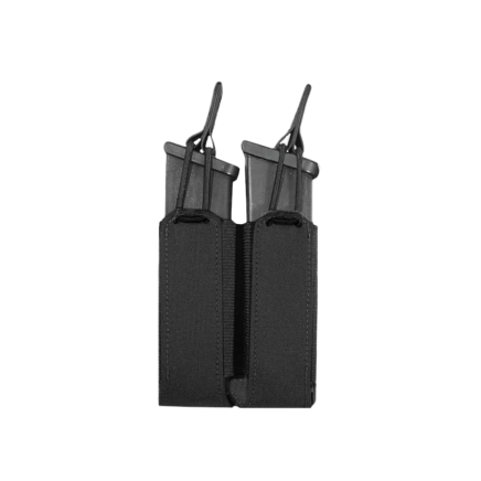 Warrior Laser Cut Double Bungee Pistol Pouch Black