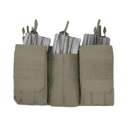 Warrior Detachable Front Panel MK1 (3 x 5.56 Mag Pouches and 2 Utility Pouches) Ranger Green