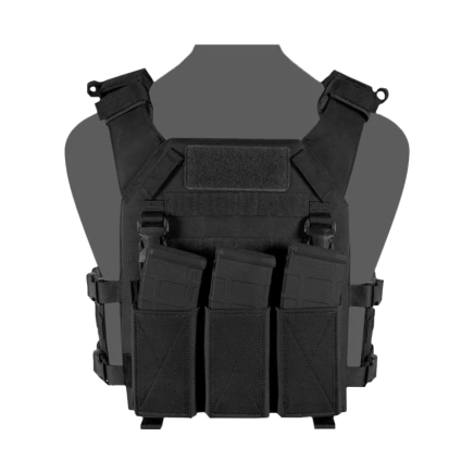 Warrior RPC DFP TEMP Recon Plate Carrier Combo with Detachable Triple 5.56 Elastic Open Mag Panel