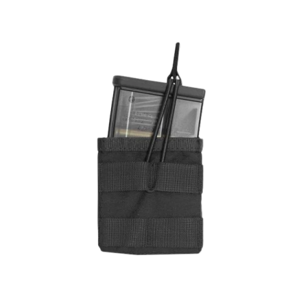Warrior Single MOLLE Open Pouch HK417 Black