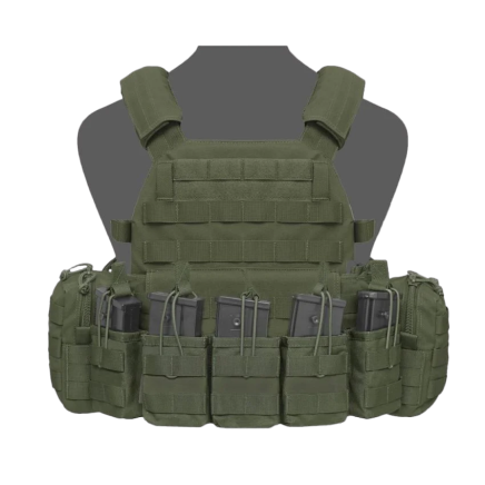 Warrior DCS G36 Plate Carrier Combo with 5x 5.56 G36 Open Mag Pouches, 2x Utility Pouches