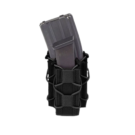 Warrior Single Quick Mag with Single Pistol Pouch Black