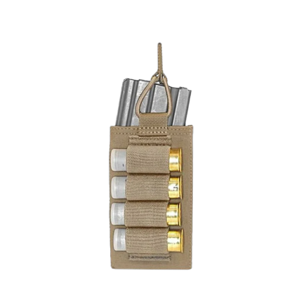 Warrior Single Open 5.56mm with Shotgun Strip Coyote Tan