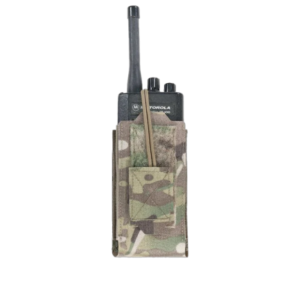 Warrior Laser Cut Adjustable Radio Pouch MultiCam