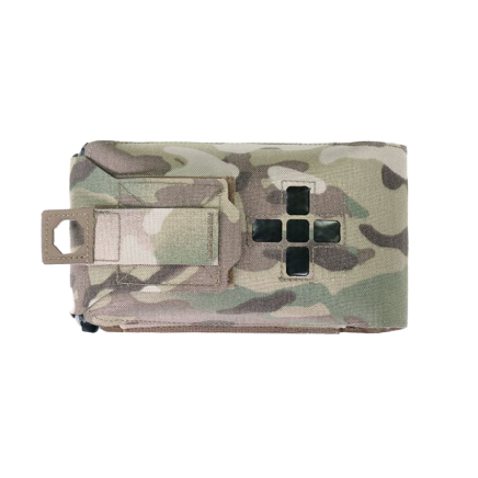 Warrior Laser Cut Small Horizontal Individual First Aid Kit Pouch MultiCam