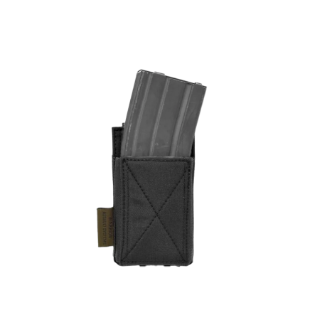 Warrior Single Elastic Mag Pouch Black