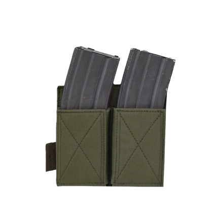 Warrior Double Elastic Mag Pouch Olive Drab