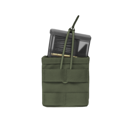Warrior Single MOLLE Open Pouch HK417 Olive Drab