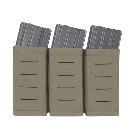 Warrior Lasercut Triple Snap Mag Pouch Ranger Green
