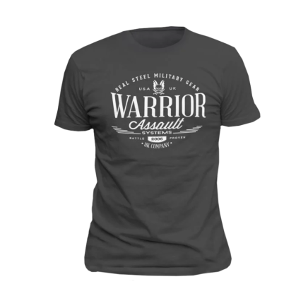 Warrior Vintage T-Shirt Charcoal