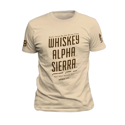 Whiskey Alpha Sierra T-Shirt Tan