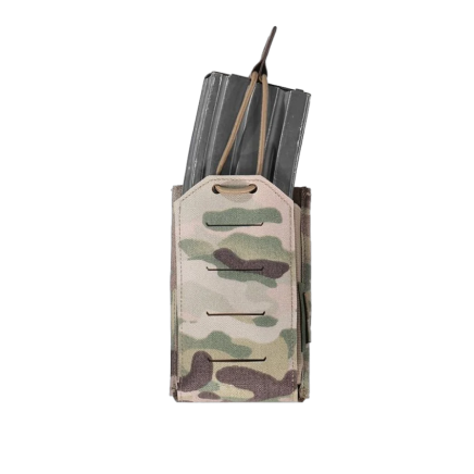 Warrior Laser Cut Single Bungee 5.56 Pouch MultiCam