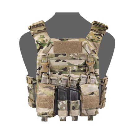 Warrior RPC DFP MK1 Recon Plate Carrier Combo with 3x Universal Open Mag Pouches, 2x 9mm Mag Pouches, 2x Utility Pouches