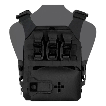 Warrior Laser Cut Assaulters Back Panel MK1 Black