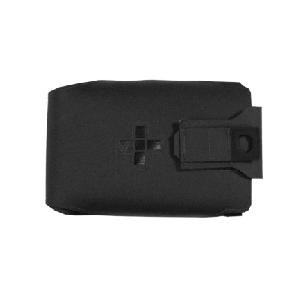 Warrior Laser Cut Large Horizontal Individual First Aid Kit Pouch Black
