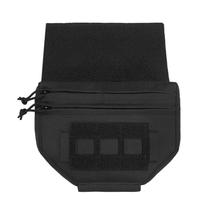 Warrior Laser Cut Drop Down Velcro Pouch Black