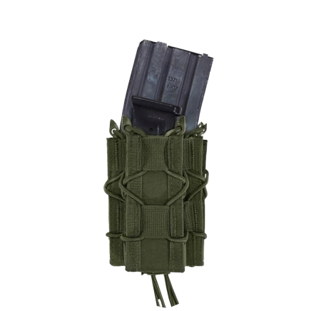 Warrior Single Quick Mag with Single Pistol Pouch Olive Drab