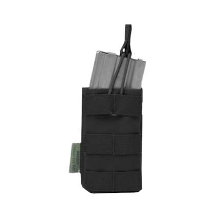 Warrior Single Open 5.56mm Open Mag Pouch Black