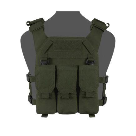 Warrior RPC DFP TM4 Recon Plate Carrier Combo with Detachable Triple 5.56 M4 Covered Mag Panel