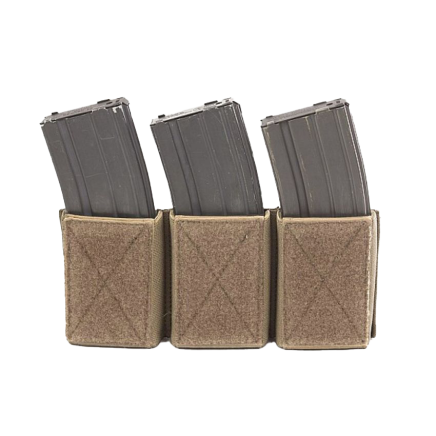 Warrior Triple Velcro Mag Pouch for 5.56mm Mags. For use with W-EO-CPC MultiCam